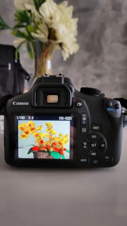 Canon T6 com lente 18-55mm Wifi - Foto 5