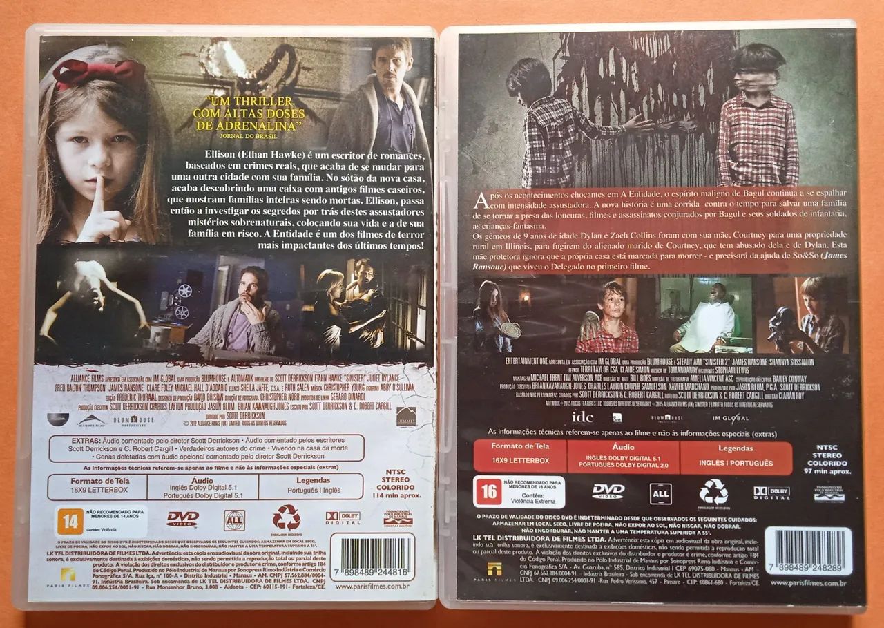 Dvd A Entidade e A Entidade 2 (Sinister) - Foto 2