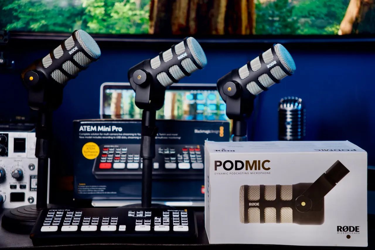 3 MIC RØDE Podcast e Gravação - Foto 2