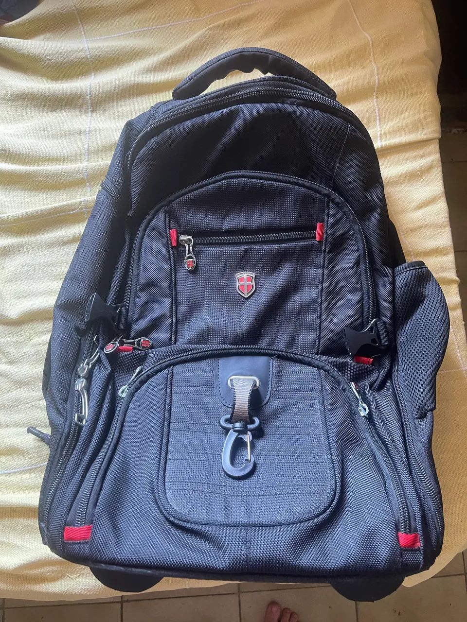 Mochila Executiva com Rodinhas Swissport Bolsas, malas e