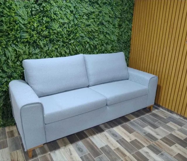 Sofá 3 Lugares Glamour 2,00m Novo Varios Modelos - Foto 2