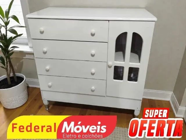 Comoda 1P 4G BRANCA MAIS VENDIDO (ENTRE EM CONTATO)