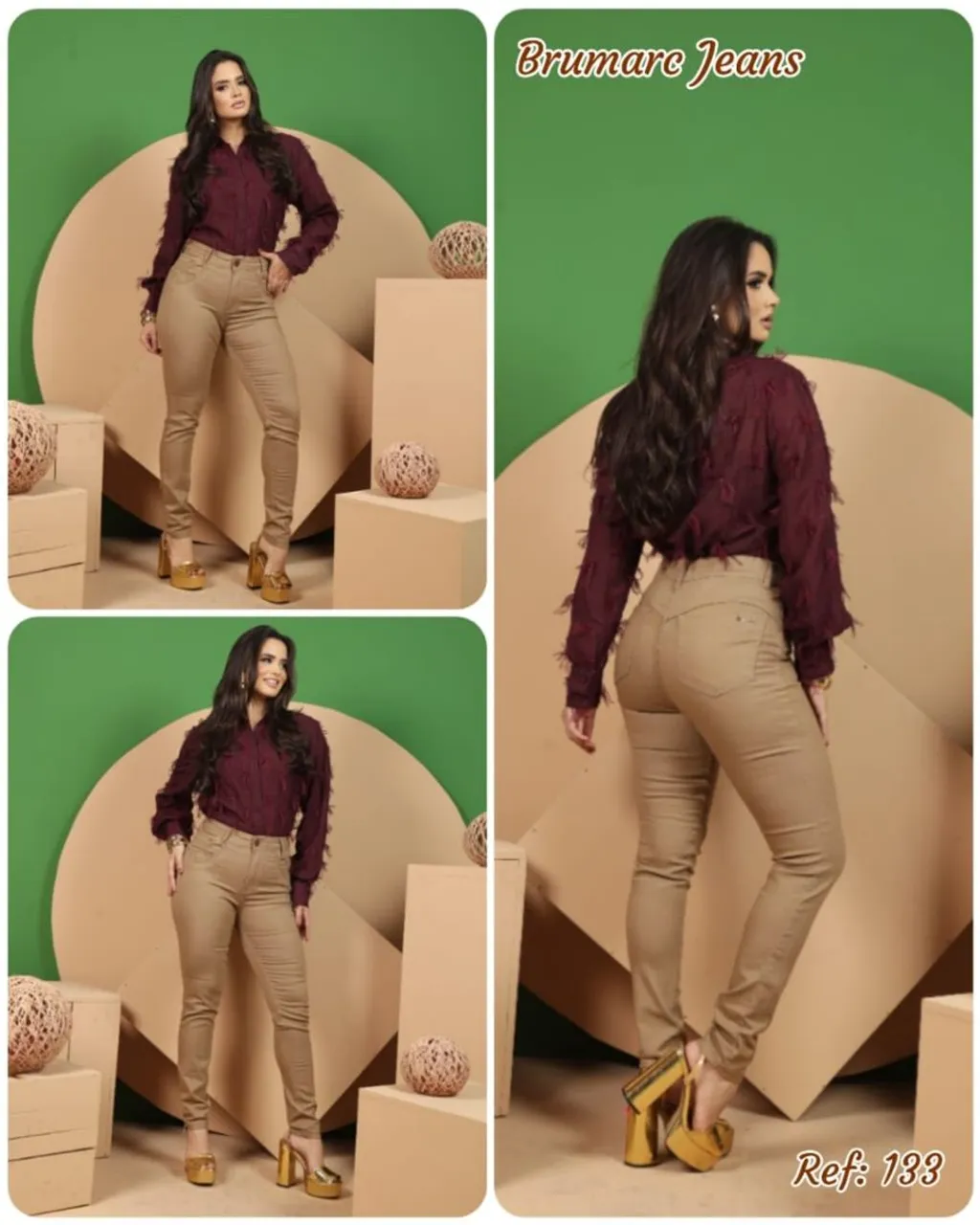 Calça Jeans Feminina Brumare Jeans - Ref. 133