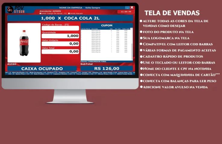 SysOn Sistema Pdv off-line - Pagamento único - Foto 3