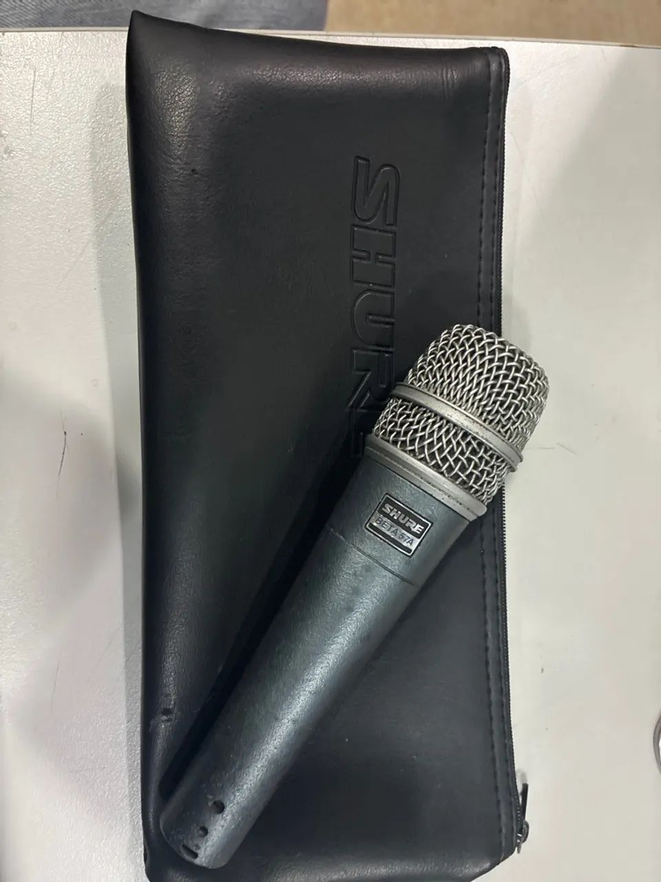 microfone shure beta 57a original - Microfones e Gravadores