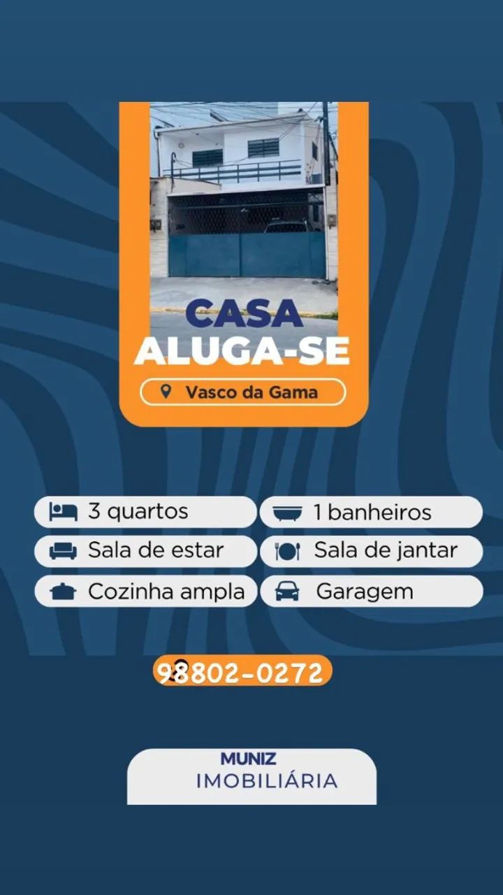 ALUGUEL DE CASA, VASCO DA GAMA 