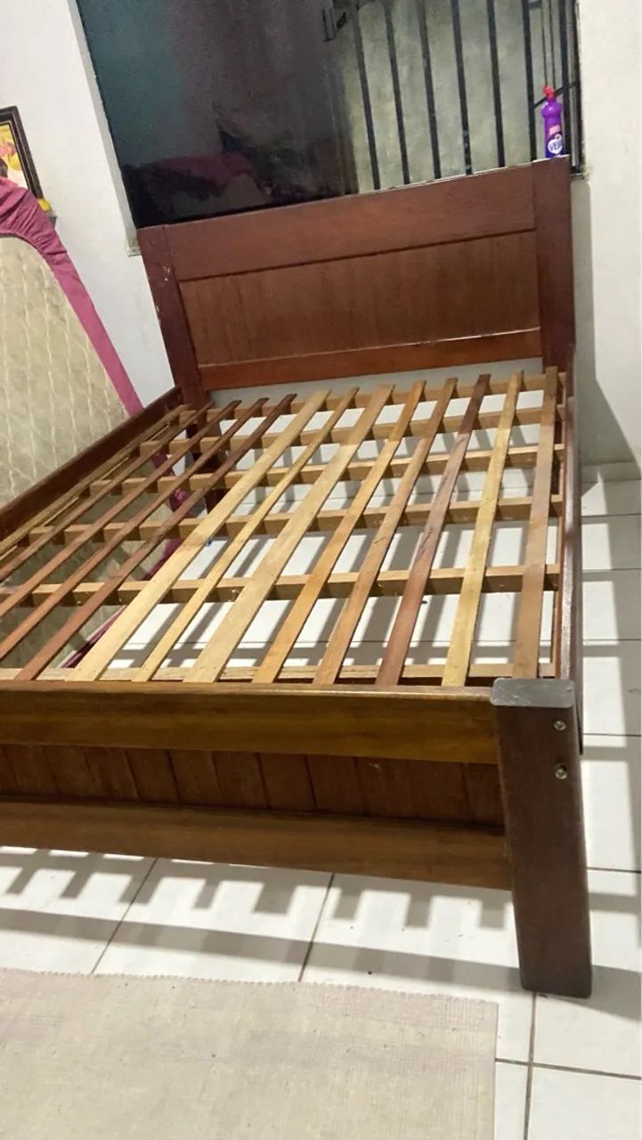 Cama de madeira jatobá  - Foto 3
