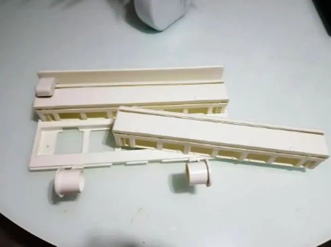 Suporte Porta Toalha de Papel Alumínio Plástico Filme de Cozinha 3 X 1 - Foto 4