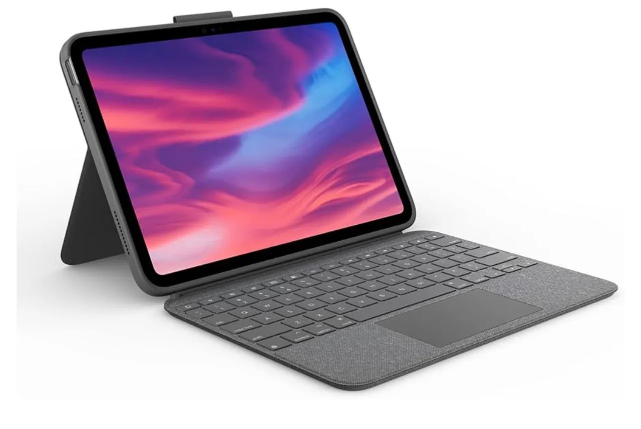Capa com Teclado Combo TouchPad 