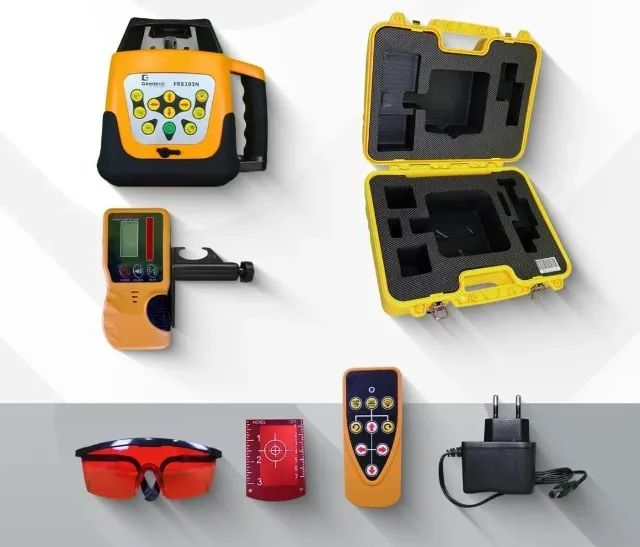 Nível laser giratório tripé e mira  - Foto 3