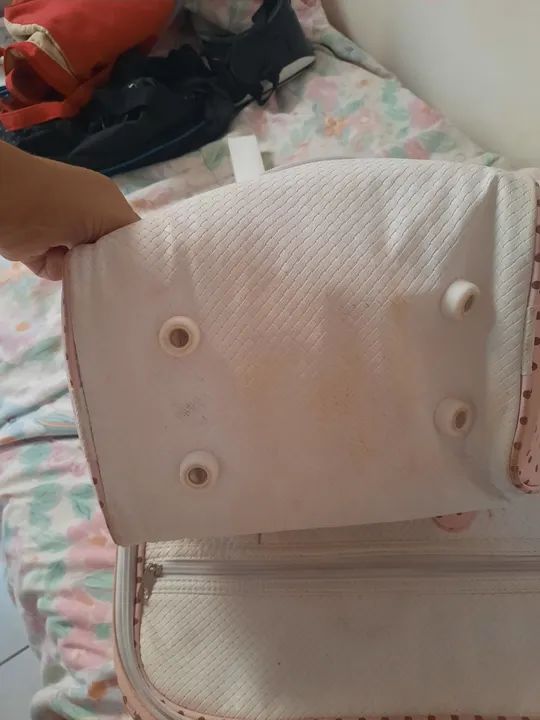 Kit de malas para bebê - Rosa com borboletas - Foto 3