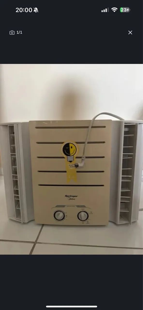 Ar condicionado Springer Midea 7500BTus 
