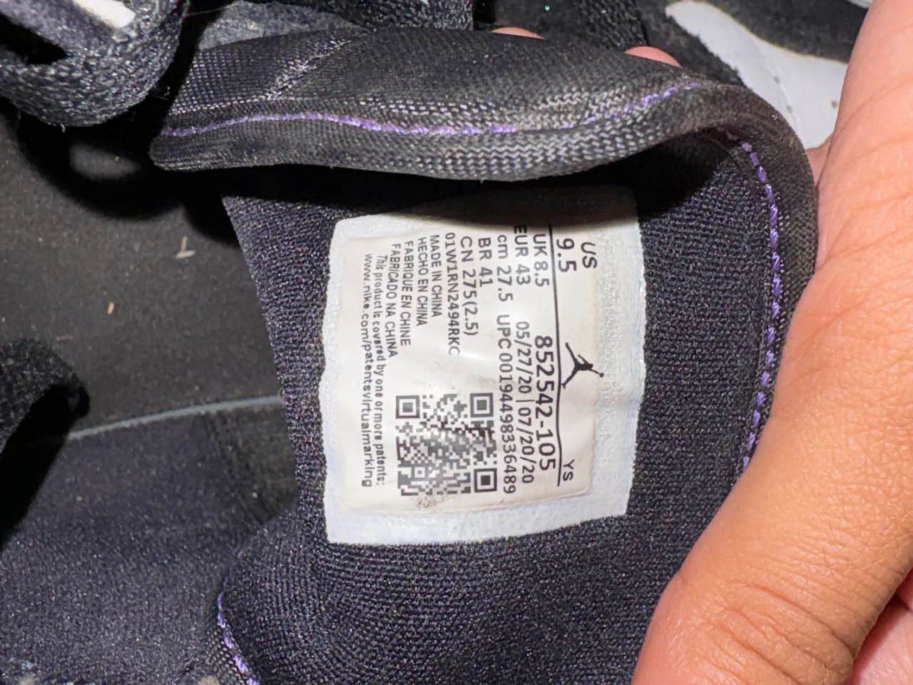 TENIS NIKE AIR JORDAN 1 MID SE ?Varsity purple?