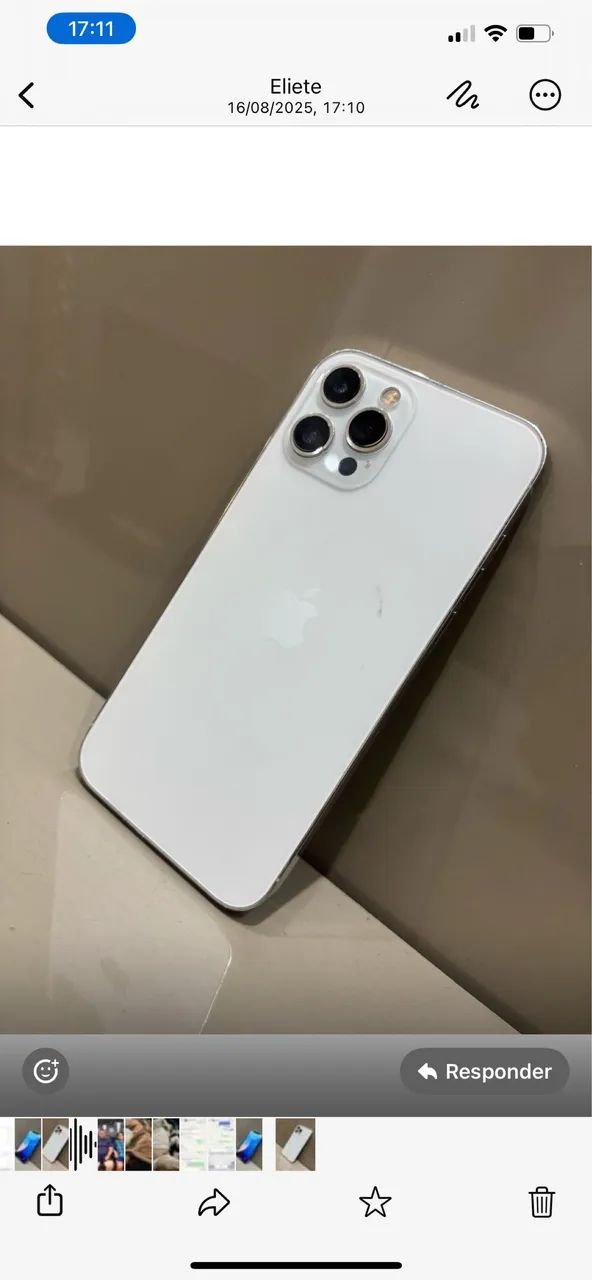 iPhone 12 Pro Max branco 128 - Celulares e Smartphones - Parque