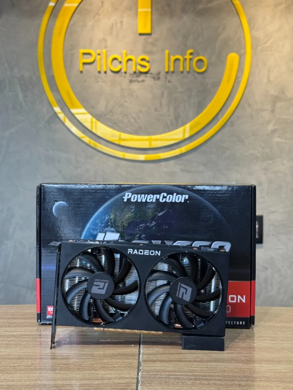 RX 6600 PowerColor 8GB - Loja física - Garantia - Olx Pay