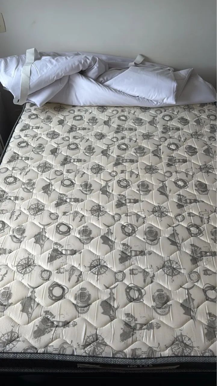 Cama de Casal Baú com Pillow Top - Excelente Estado! - Foto 3