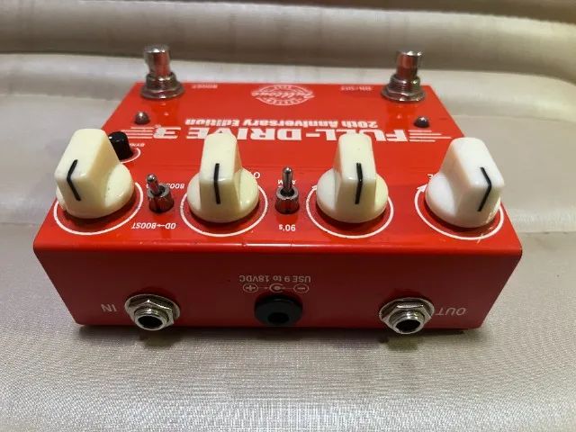 Pedal Fulltone Full-Drive 3 - Versão Custom Shop - Edição Aniversário de 20 anos!! Raro!!! - Foto 3