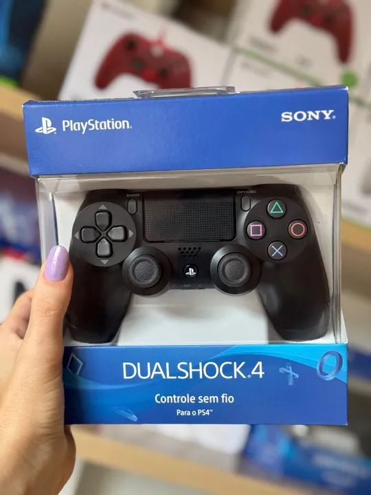 Controle PS4 PC TV - Novo