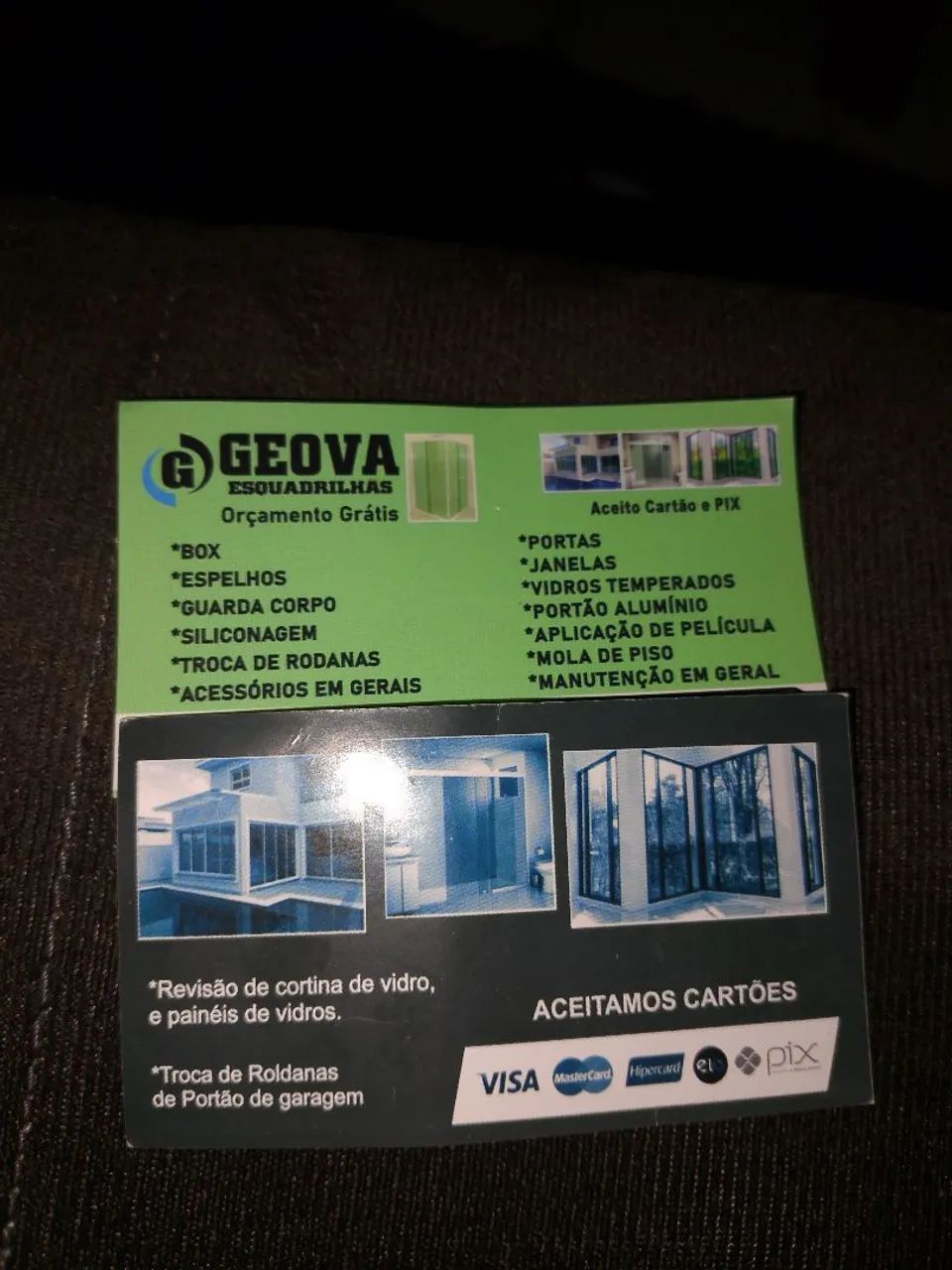 Serviço de manutenção de esquadrias 