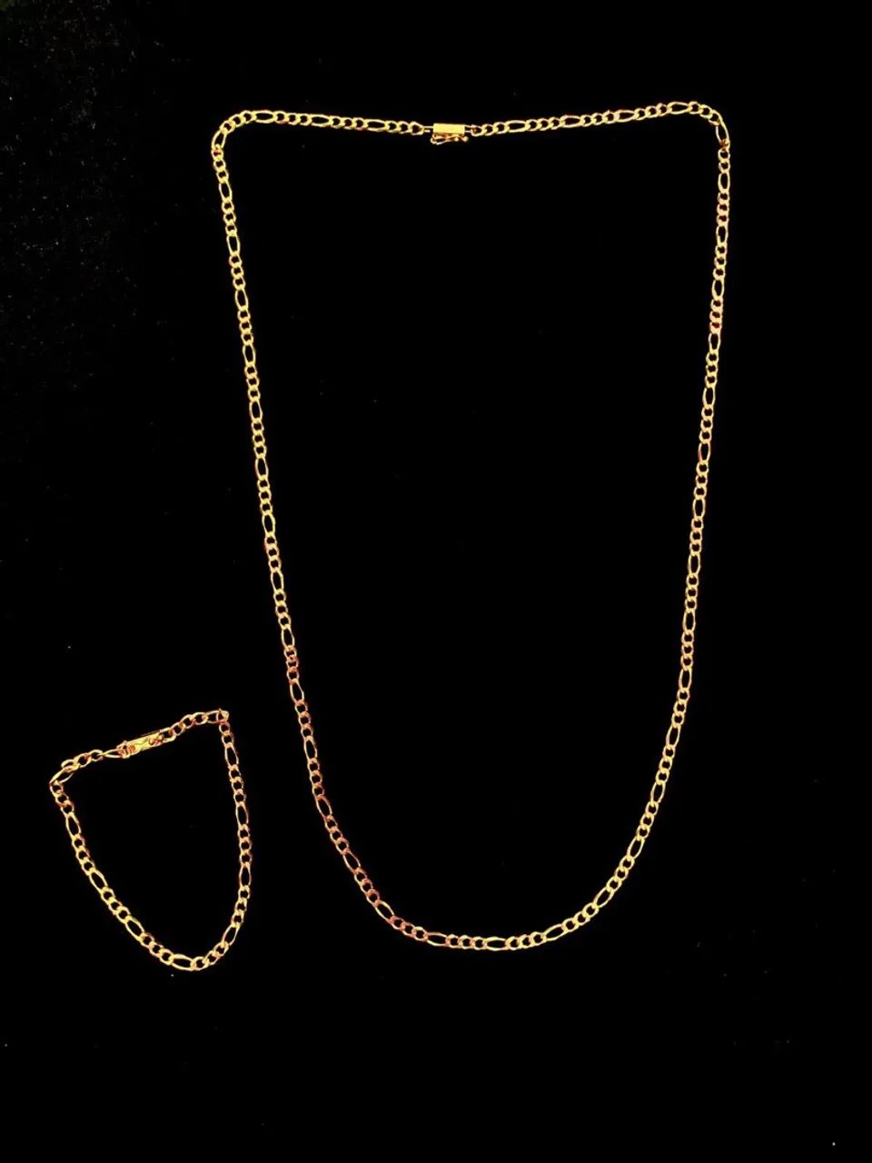 Corrente e pulseira conjunto moeda antiga  - Foto 2