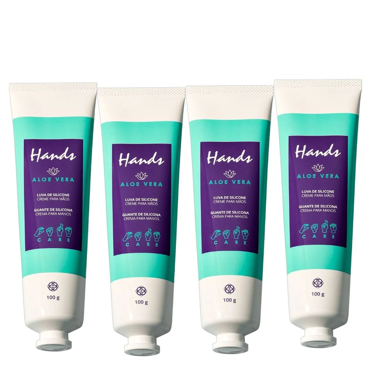 4 unidades creme para as mãos aloe vera hands