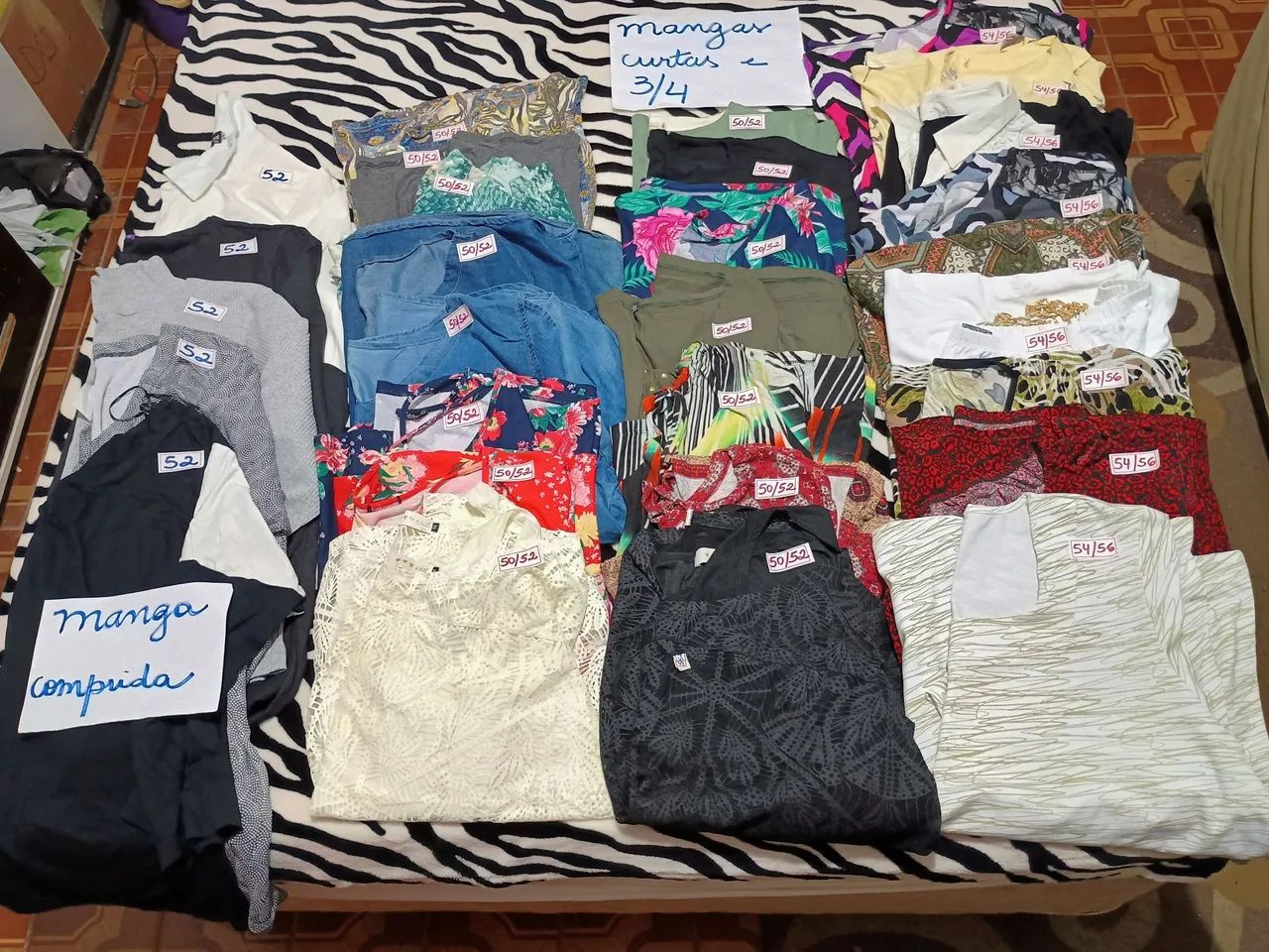 29 Blusas Femininas - Plus Size do 50 ao 56 - (NOVAS) 