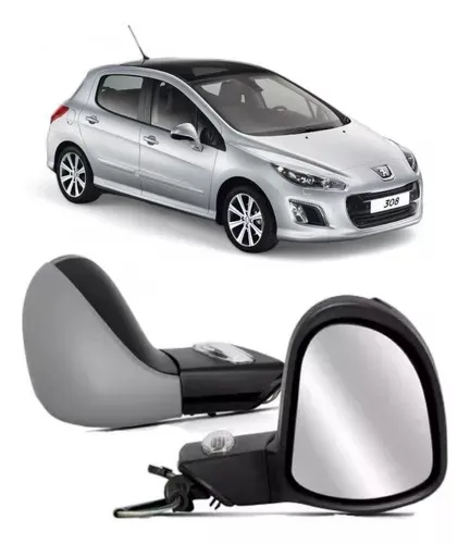 Retrovisor Para 308 2012 A 2015 Eletrico C/pisca Tyc Esquerd