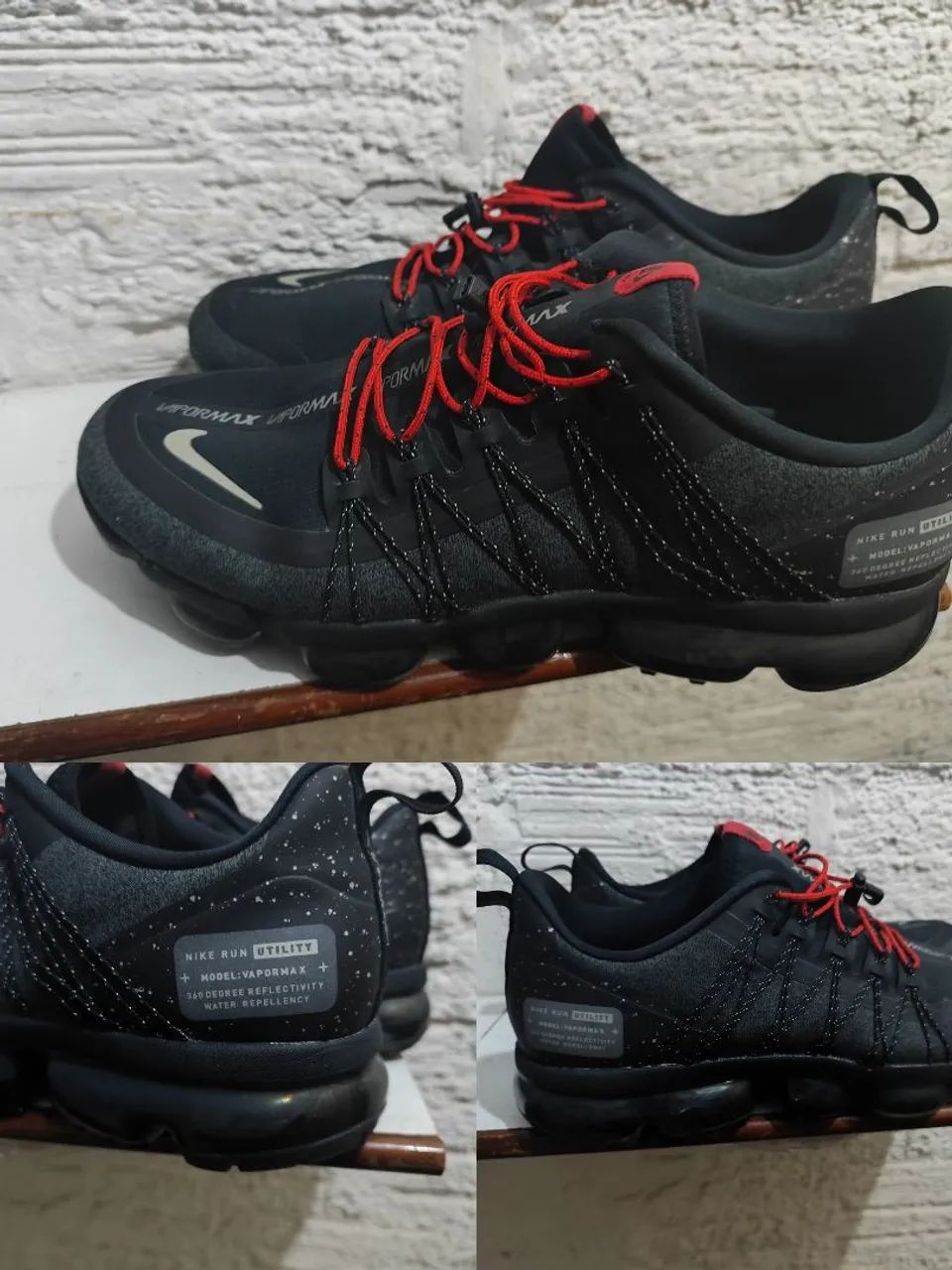 Nike Vapormax Utility Preto Original Calçados Mongaguá