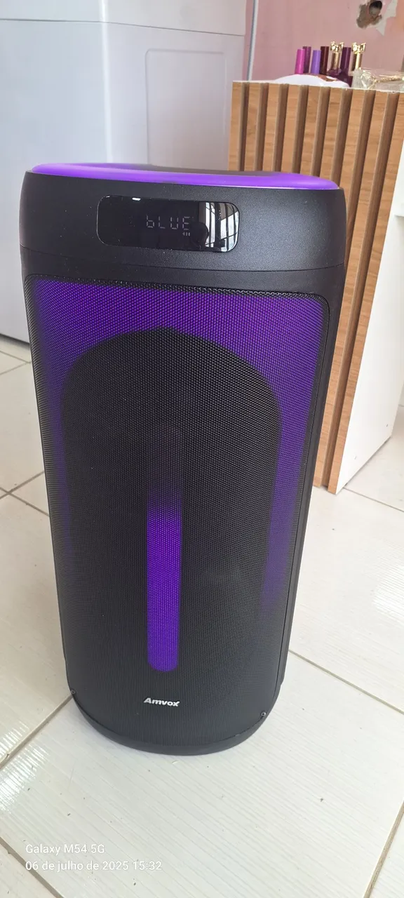 Caixa de Som Amvox com Bluetooth