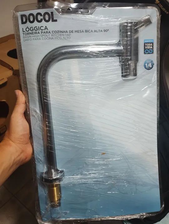 Torneira para Cozinha Docol Lógica Bica Alta 90°