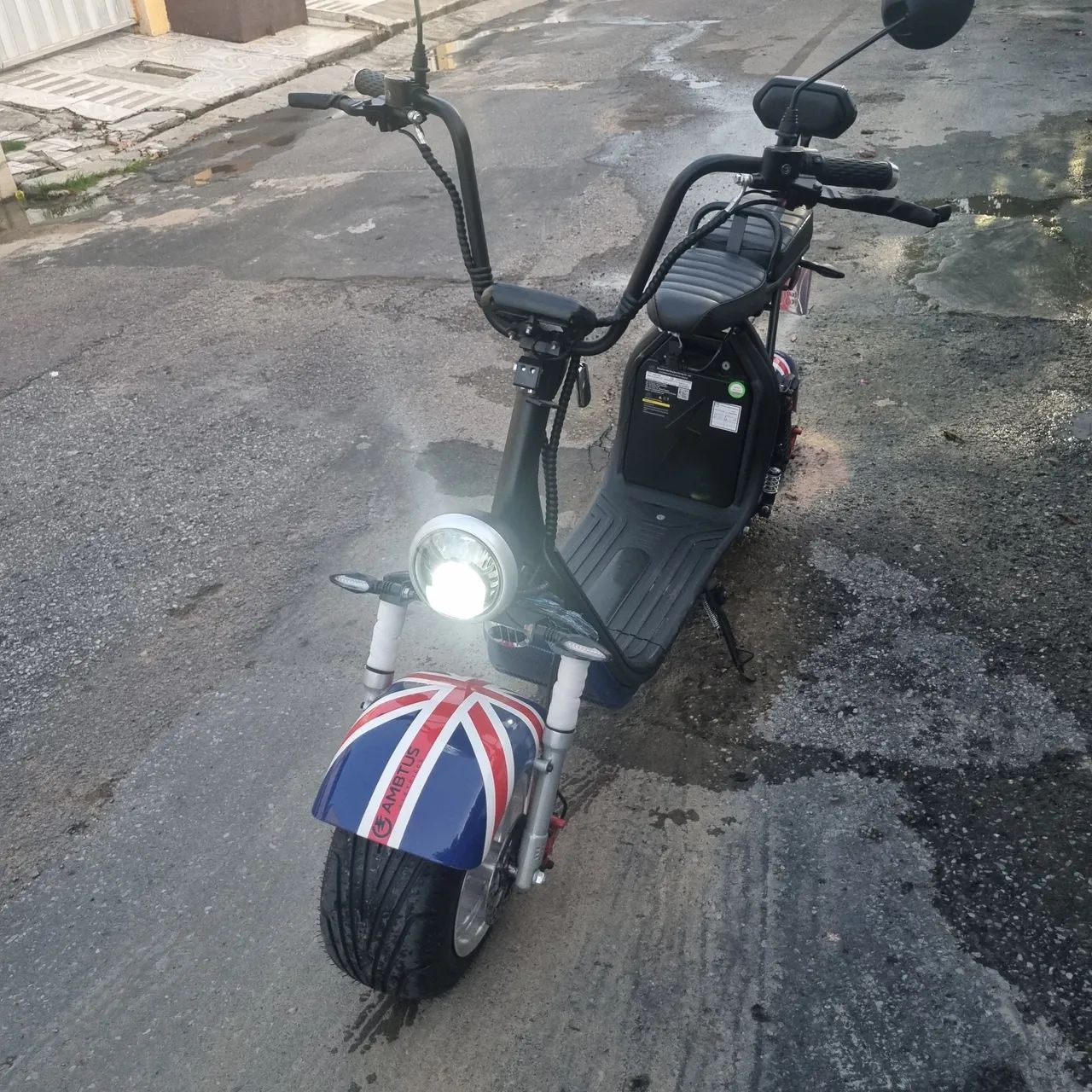 Scooter Elétrica shansu tx1 - zero km - ac troca - Foto 3