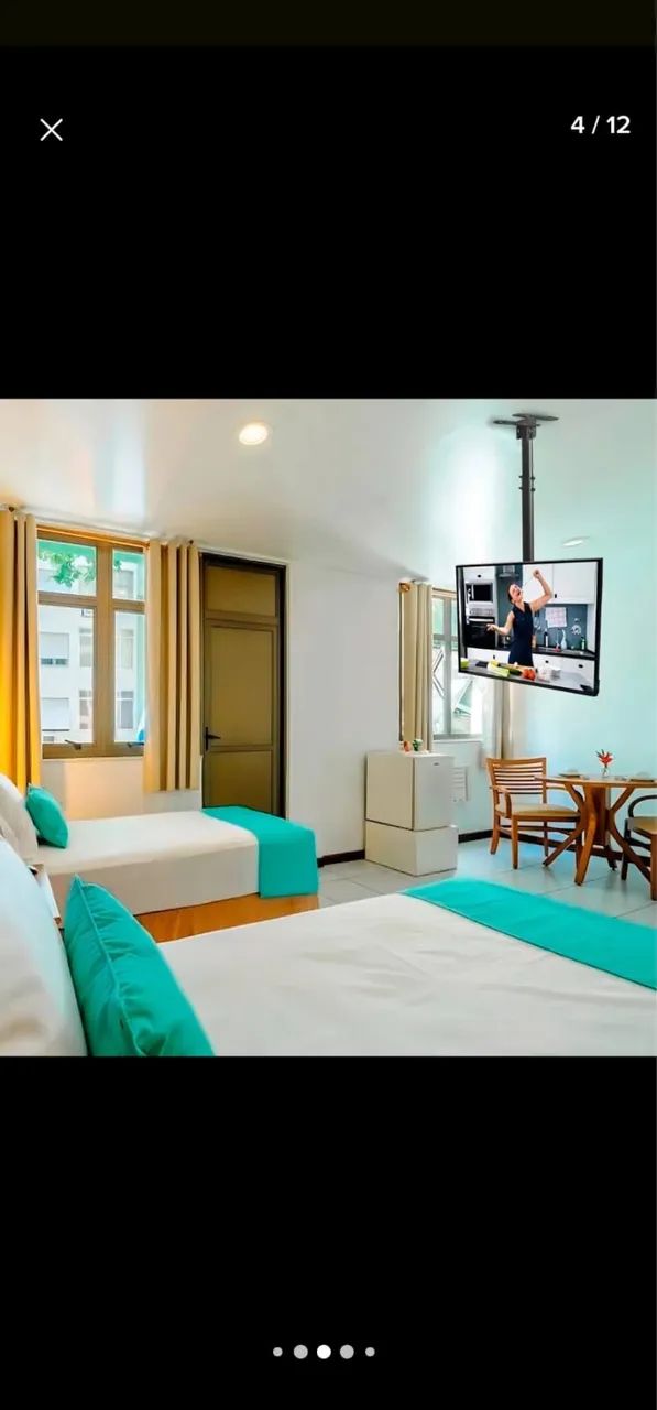 Suporte de Teto para Tv que gira 360  tv até 75 polegadas marca Aquário Preto - Foto 2