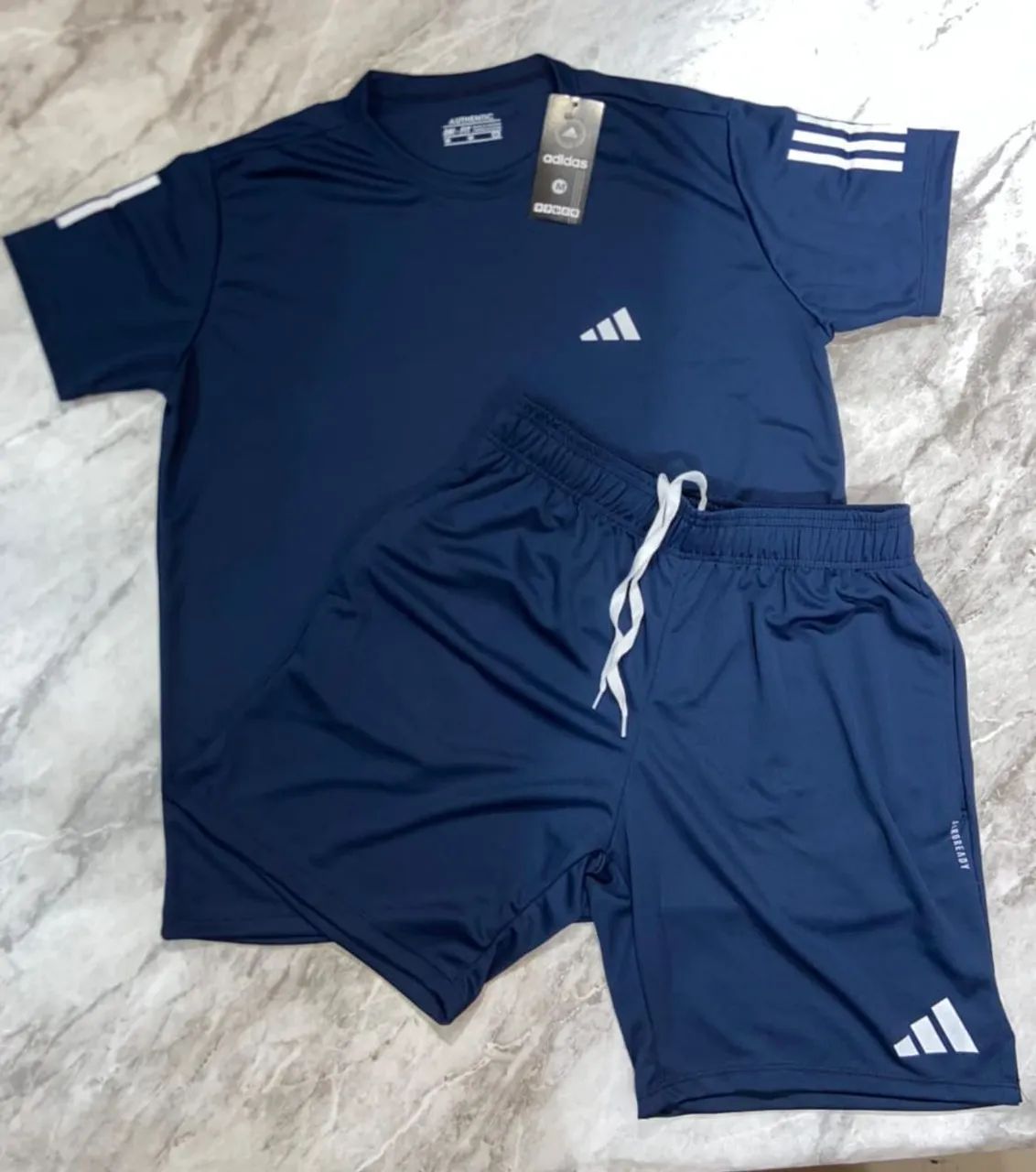 Conjunto Adidas Masculino Cinza - Foto 3