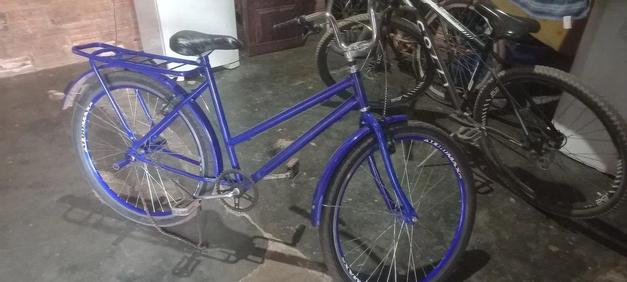 Bicicleta Azul Aro 26