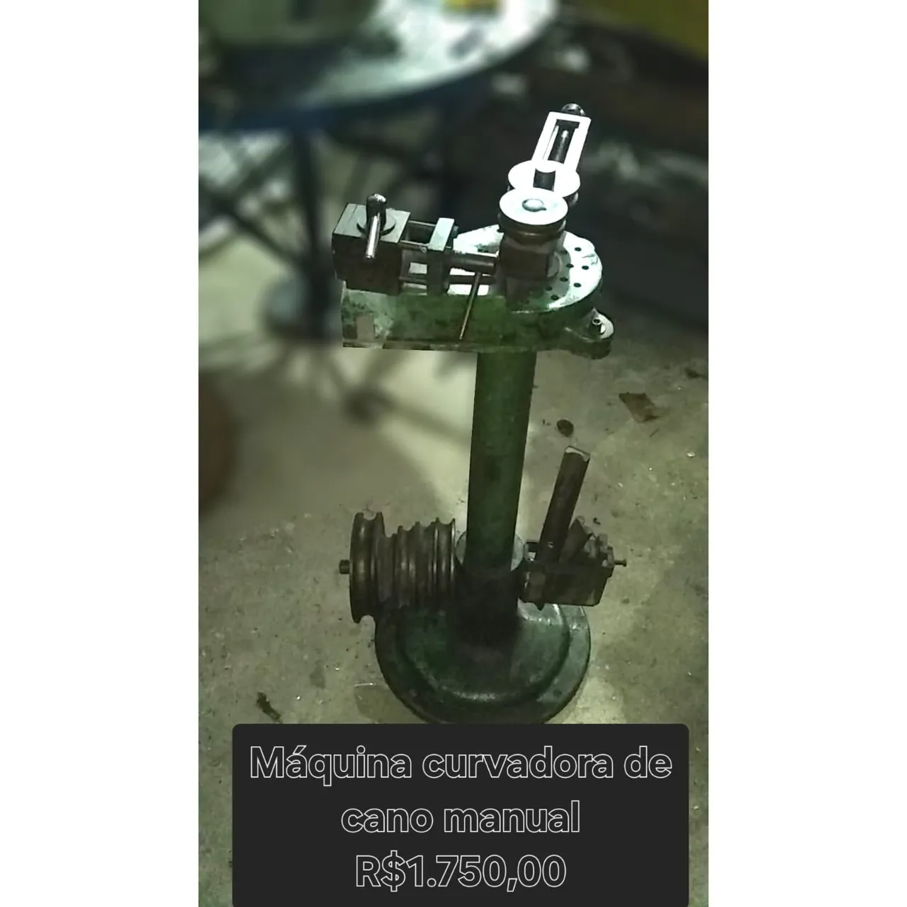 Máquina Curvadora de Cano Manual