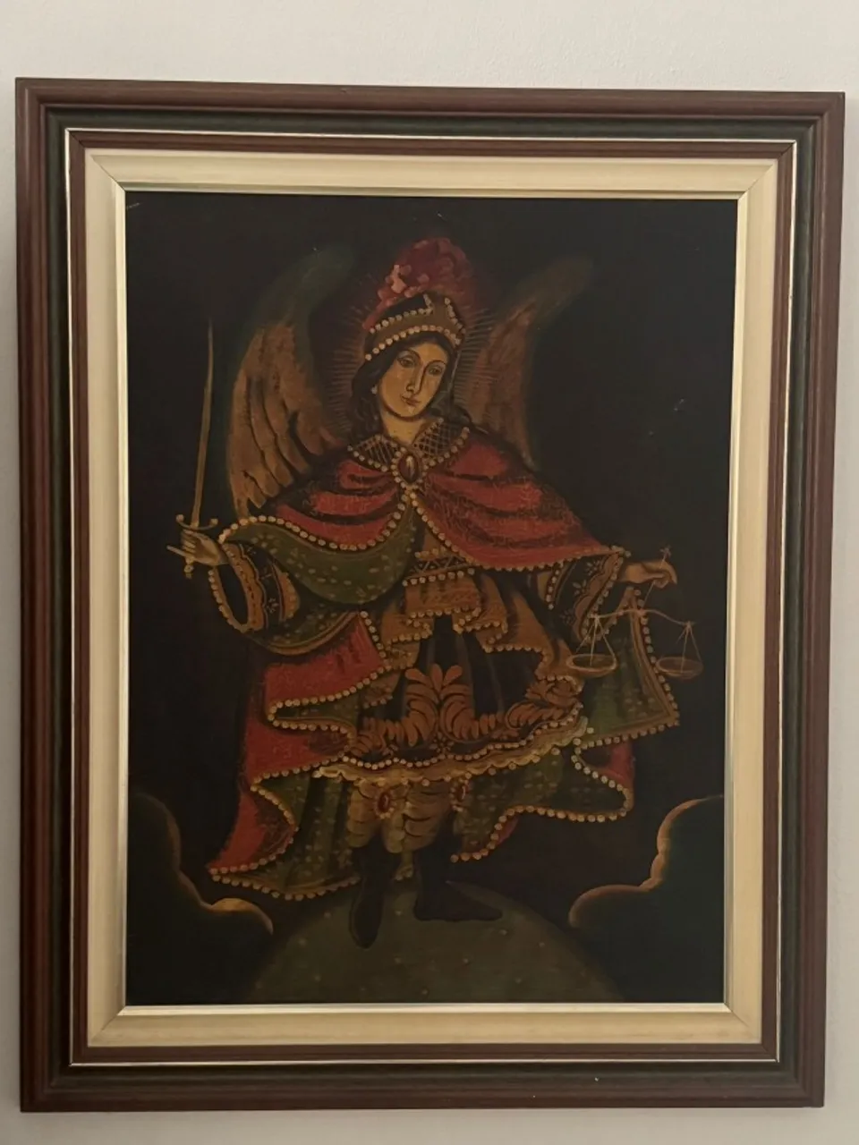 Quadro pintura a óleo Cosco