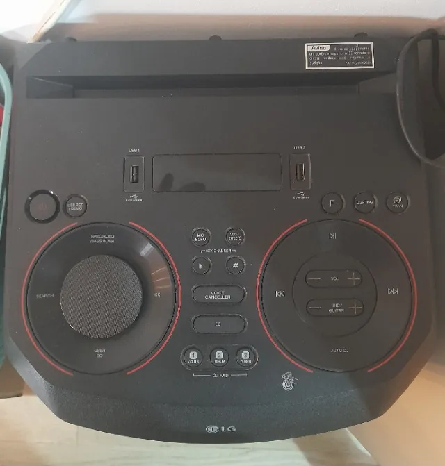 Aparelho de som LG xboom