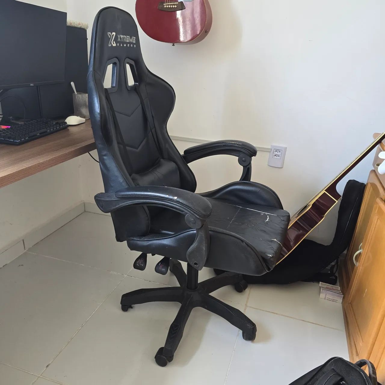 Cadeira Gamer Xtreme preta  - Foto 2