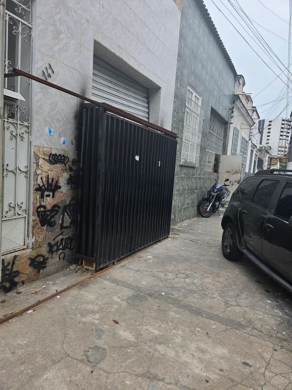 Portão de garagem. 