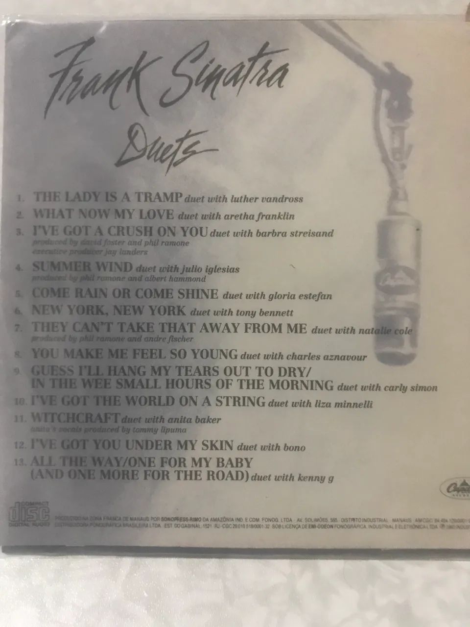 CD FRANK SINATRA -DUETS  - Foto 2