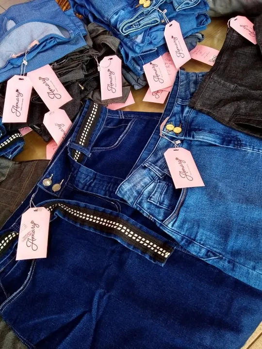 Saia jeans Amary