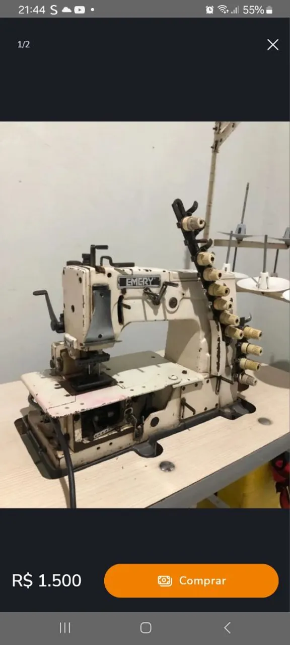 Máquina de Costura Industrial Emery