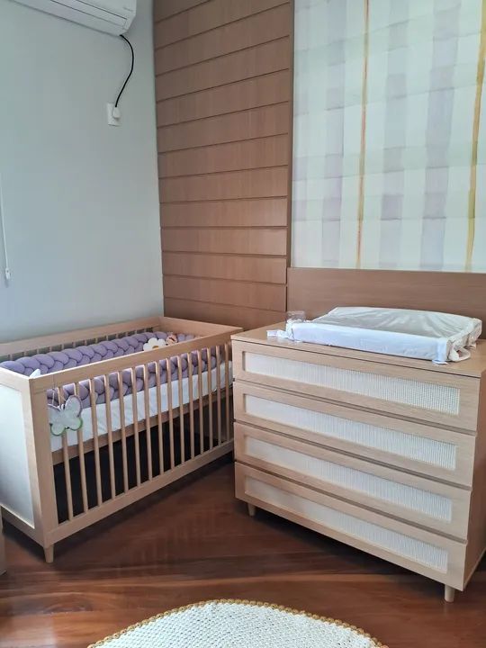 Conjunto de quarto infantil completo - Berço, cômoda e poltrona - Foto 3