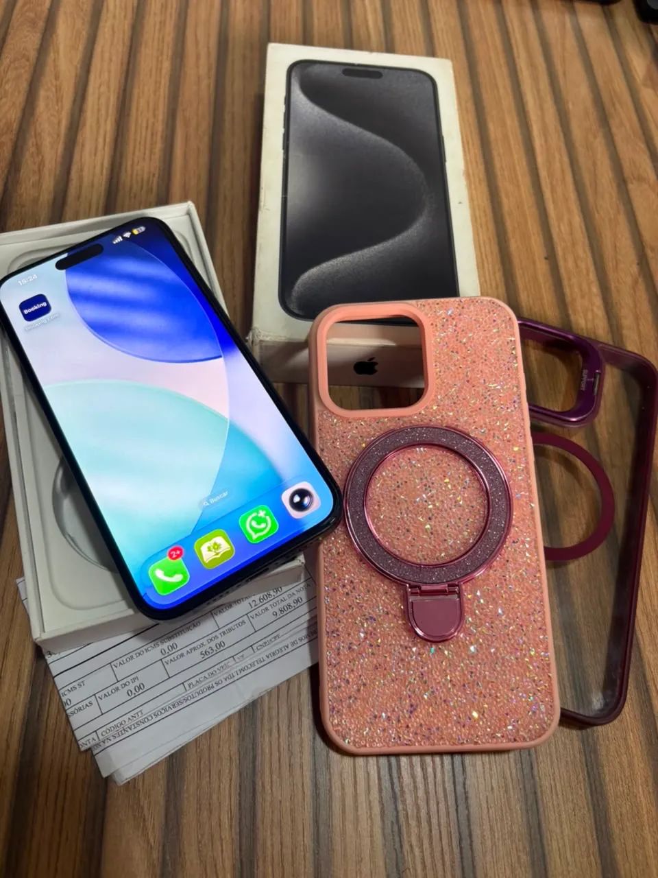iPhone 15 pro Max 512gb NF aceito trocas 17 pro Max - Celulares e