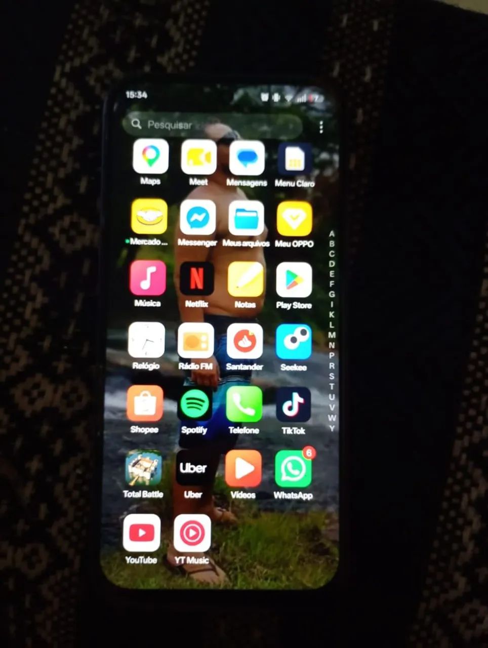 Celular oppo novo na caixa 1 mês de uso sem marca nenhuma zero  - Foto 4