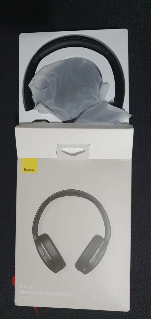 Fone Baseus D02 Pro Estéreo Sem Fio Esporte Headset, 50 hs bateria novo na caixa - Foto 5