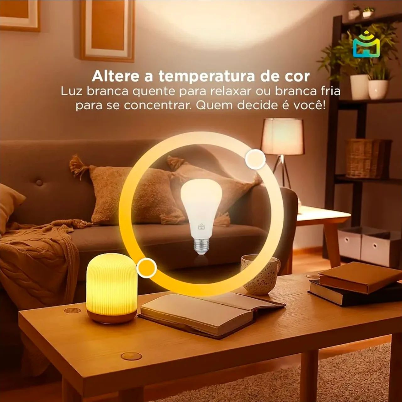Lâmpada Smart Positivo compatível Alexa e Google Home - Foto 2