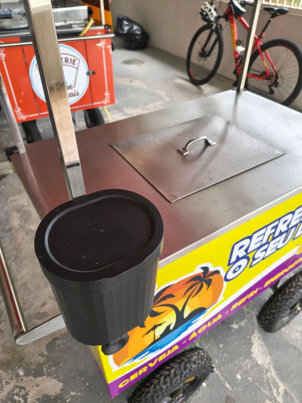 CARRINHO DE BEBIDAS - VENDA PARA AMBULANTE - PRAIA  - Foto 3