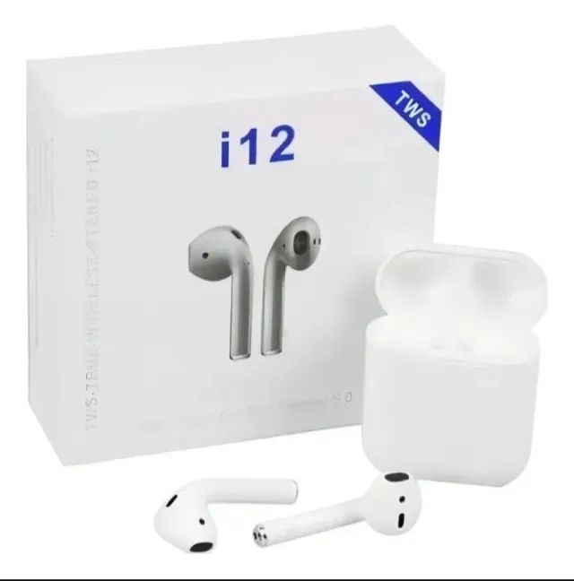 Fone Bluetooth i12 TWS Sem Fio