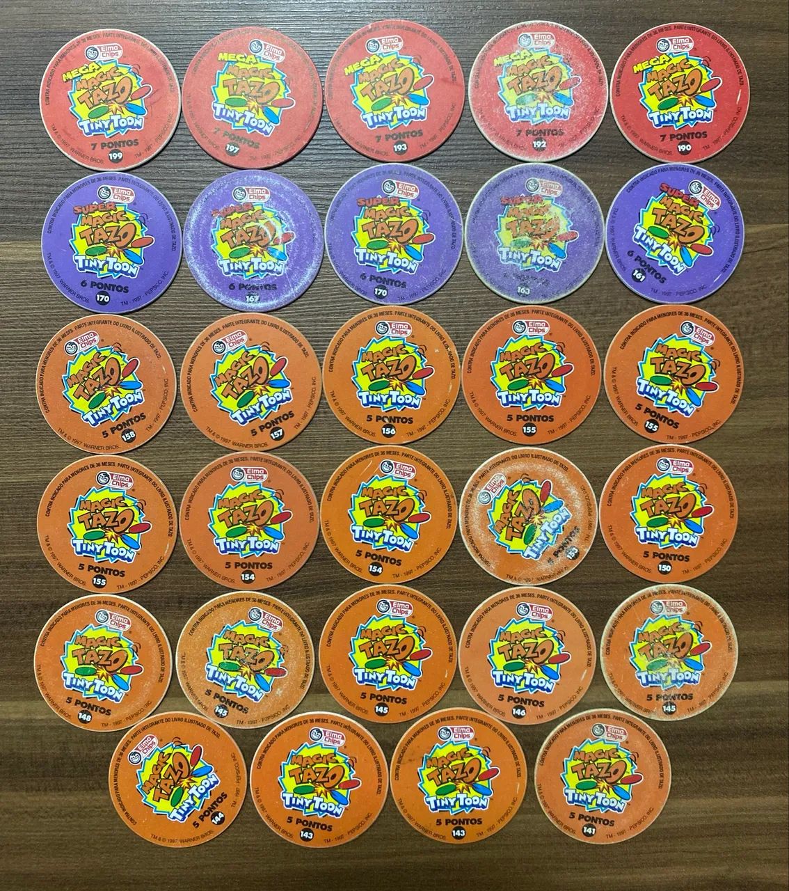 Tazos antigos